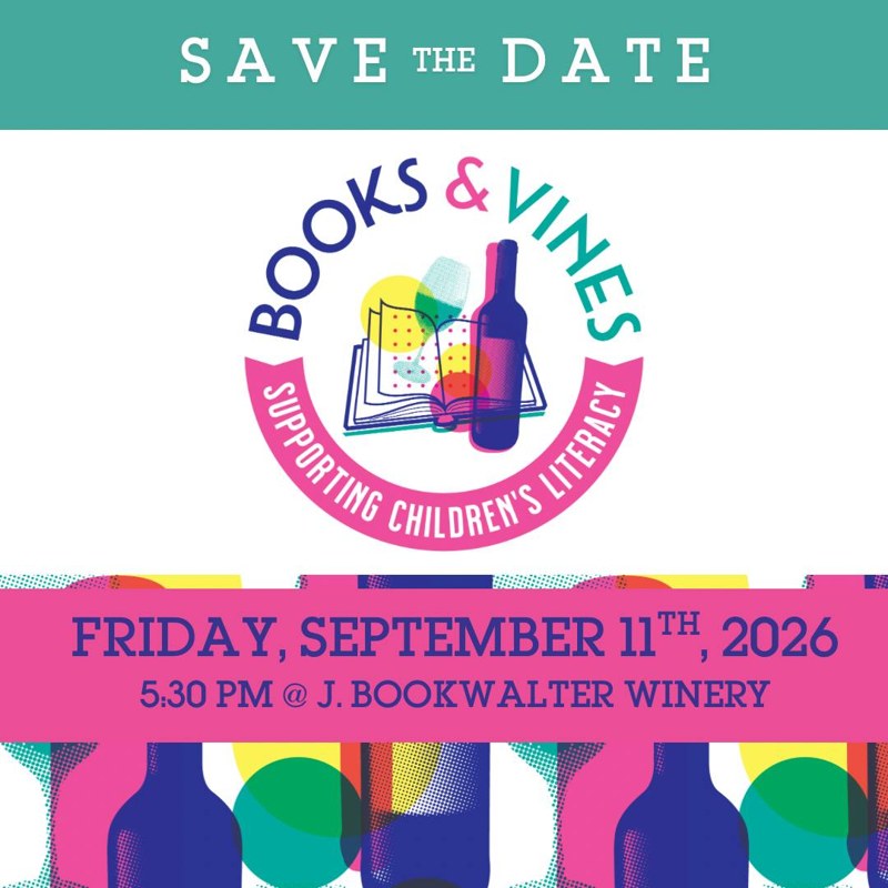 Books & Vines 2026 Save the Date